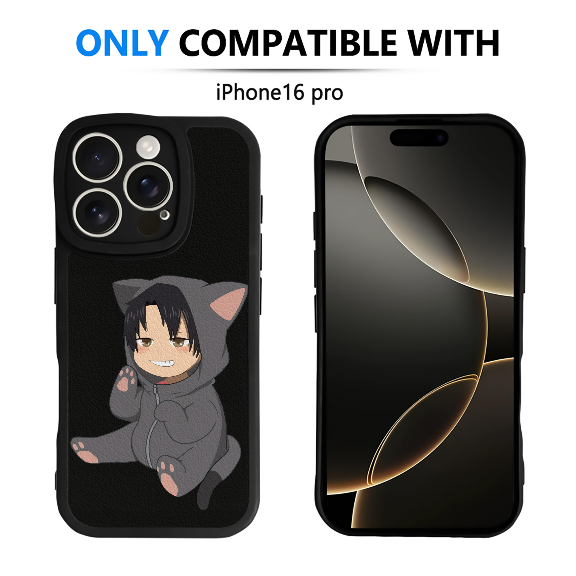 （画像用） ハイキュー!! Haikyu!! 【iPhone 16シリーズ対応】シリコンスマホケース（レザー調） 材質：シリコン